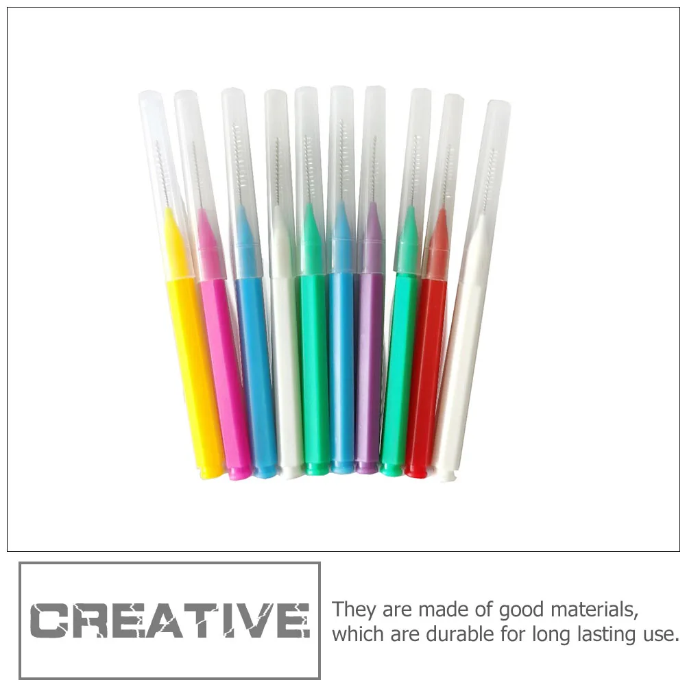 

70Pcs Orthodontic Interdental Brush Set Teeth Cleaner Portable Dental Flosser for Fresh Breath and Confidence Interdental Brush