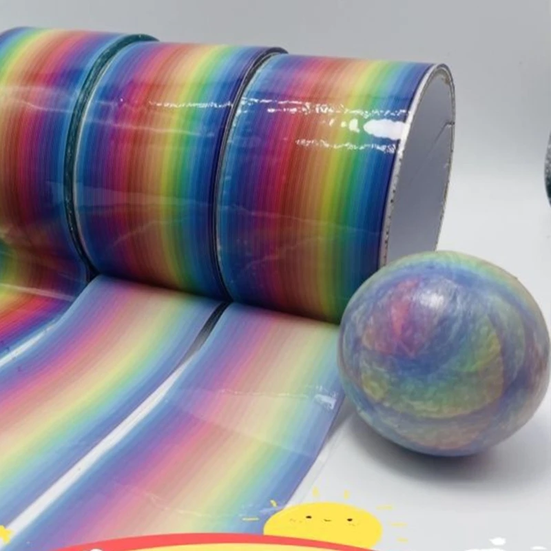 Rainbow Balls Tape Buntes Tape Relax Balls Tape zum Herstellen von Bällen