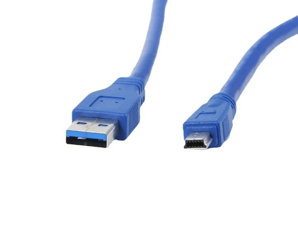 Przedłużacz USB 3.0 typu A do Mini USB 10-pinowy B Kabel do transmisji danych Przewód adaptera Super Speed 5Gbps Przedłużacz kodu Kabel USB 3.0