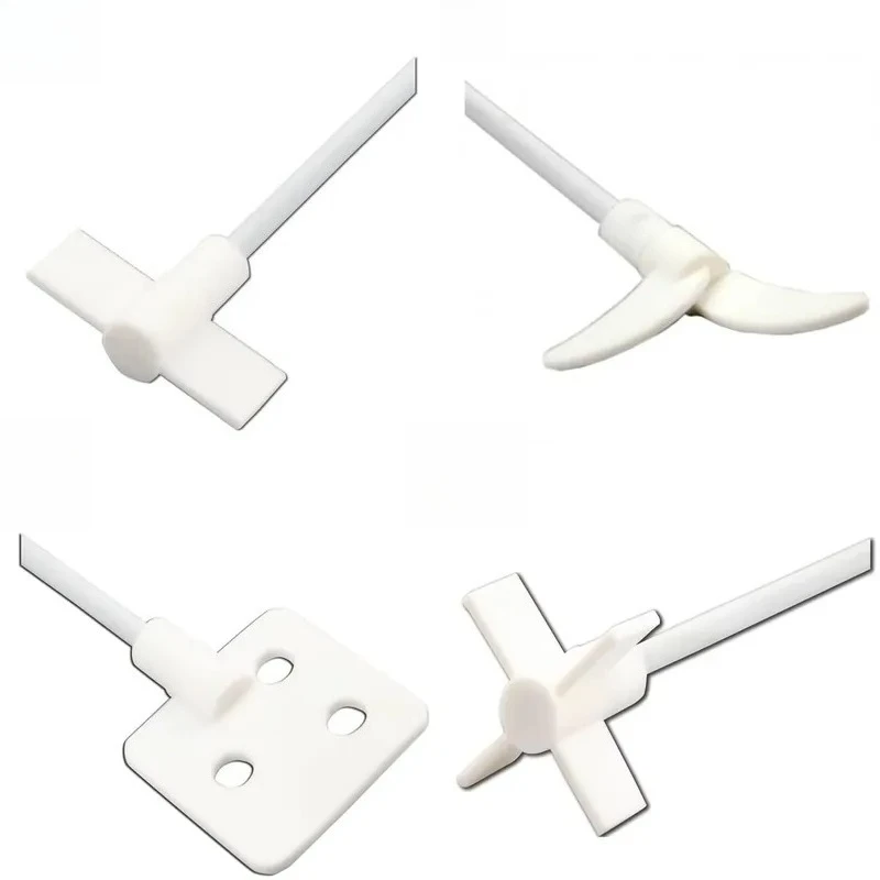 PTFE Four-Leaves Propeller Stirrer Mixing Paddle F4 35cm Lab Supplies' Muddler Stirring Rod Laboratory Heating Equipment