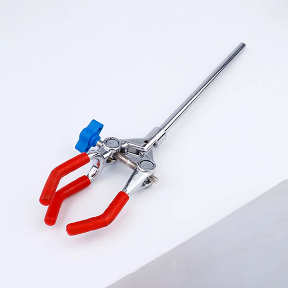 Flask Clamp Three-Claw Clip Laboratory Supplies Metal Holder Stand Test Tube 3-finger 3-prong