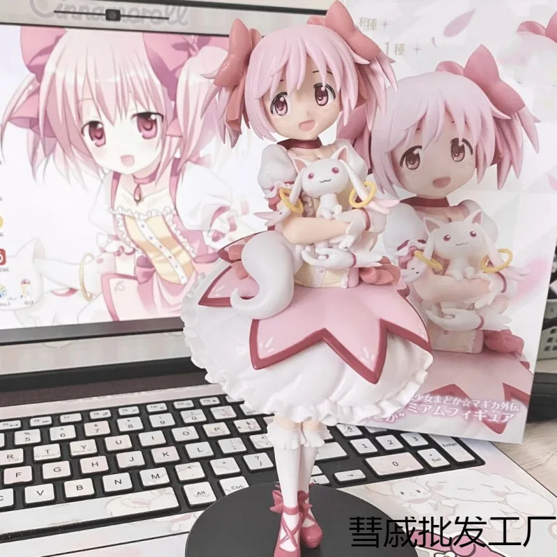 18cm Puella Magi Madoka Magica Aniem Figure Kaname Madoka Action Figure Magic Girl Model Decor Statue Dolls Toys Christmas Gift