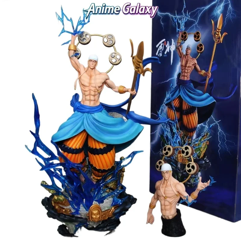 

One Piece Gk Big Player Thor Enel Goro Goro No Mi Anime Figure Collectible Model Toy Desktop Ornament Gift For Anime Fans