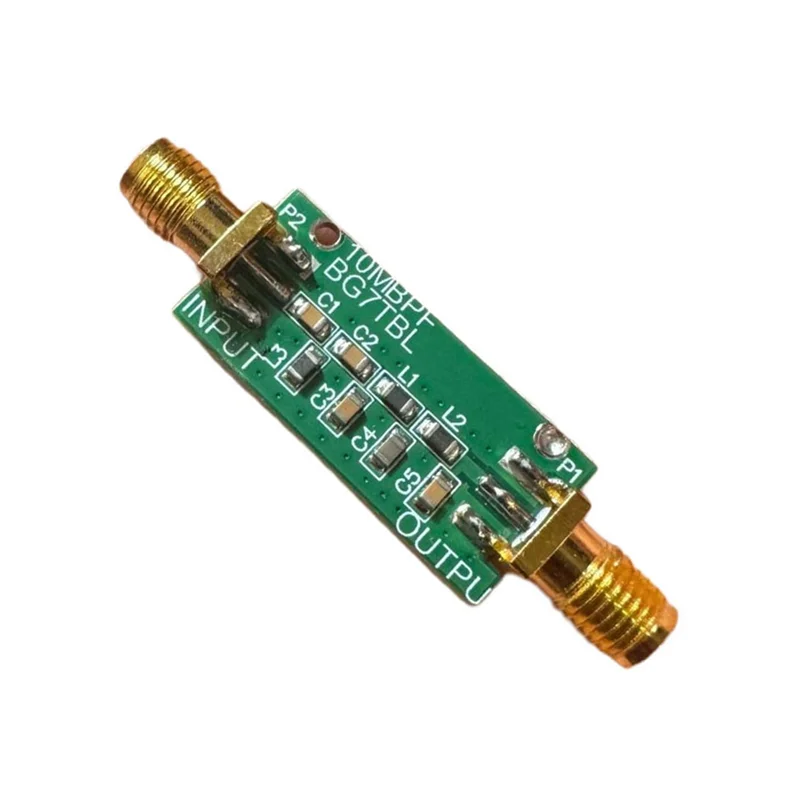 10Mhz BPF Bandpass Filter BPF Band-Pass Filter Low Insertion Loss FM Bandpass Filter Module