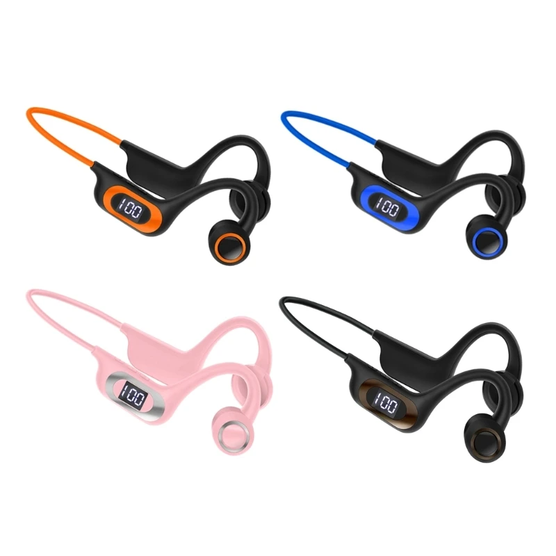 Portable Bone Conduction Earphones with Memory Card Support Improve Work, Study, and Leisure Experience Wireless Headset