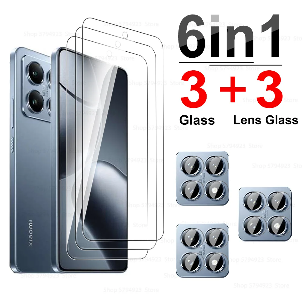 6to1 Xiaomi14T Pro Lens Glass Screen Protector For Xiaomi 14T Pro Mi14T 5G Camera Tempered Glass Xiomi Xiaomy14TPro 14 T Pro T14