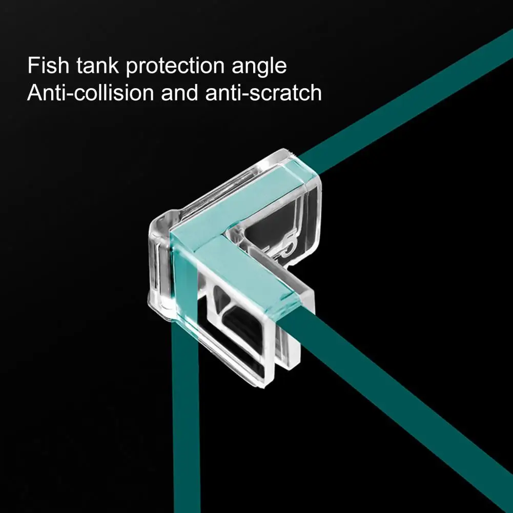 4Pcs Tank Protective Covers  Tight Fit   Tank Corner Protectors Clear Design Tank Corner Protectors