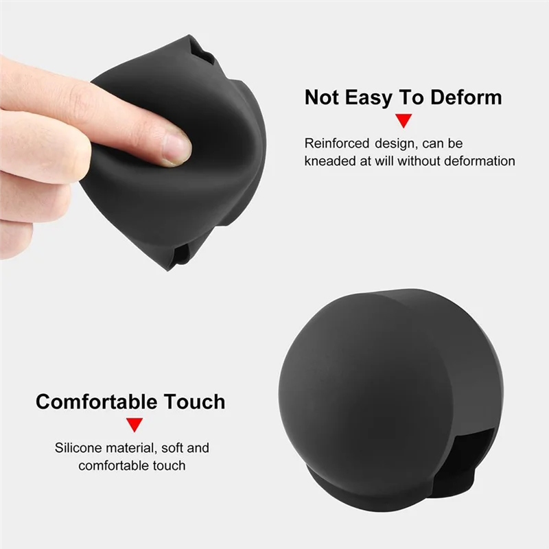 ABVO-For Insta360 X3/X4 Invisible Dive Case Lens Guard Silicone Protective Cover Lens Cap Action Cameras Accessories