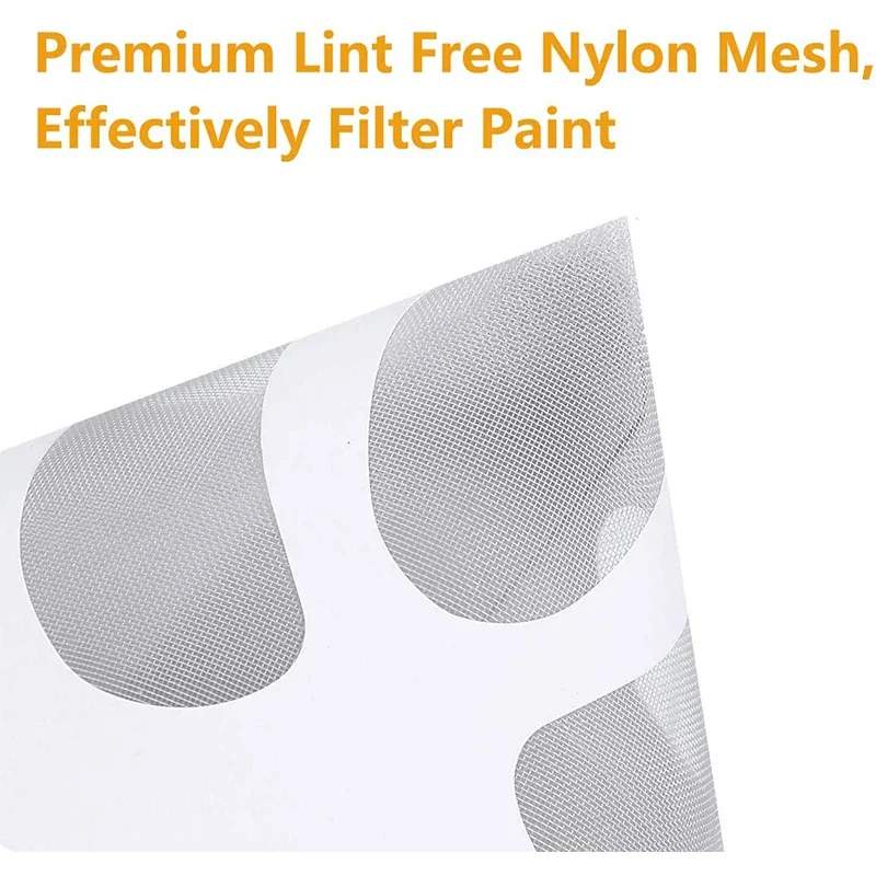 Car Paint Spray Mesh Paper Filter Purifying Straining Funnel Disposable Paint Filter Conical Nylon Micron Paper Funnels Tools