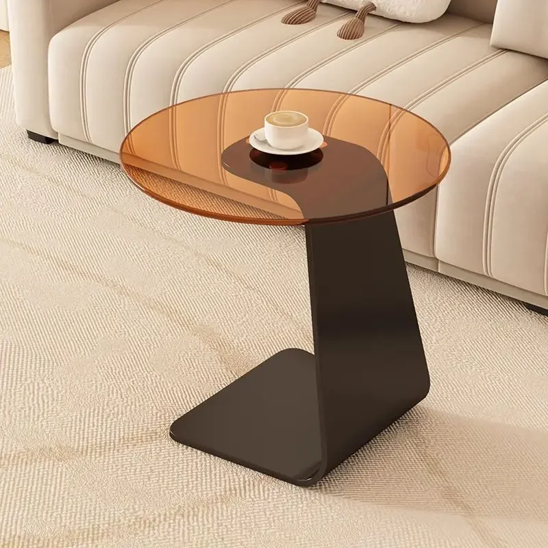 Picture 6: Light Luxury Lounge Sofa Side Table Living Rooms Square Cream Simple Apartment Corner Small Bedroom Bedside Meubles Furniture