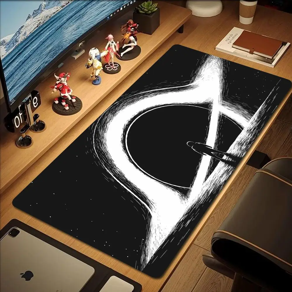 

black hole Mouse Pad Gaming Mousepad Pc Accessories Keyboard Mat Desk Protector Mats Anime Mouse Pads