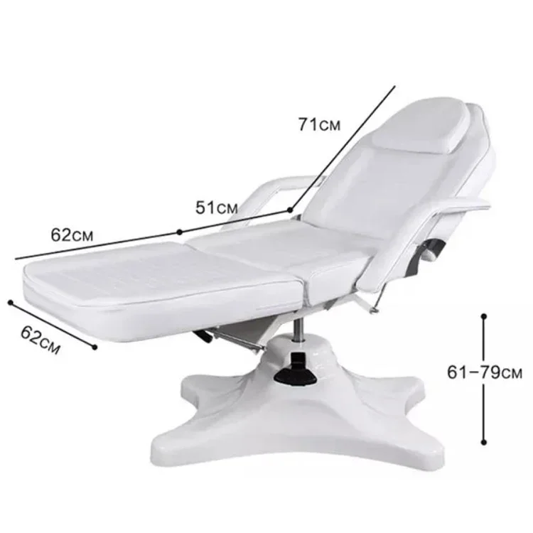 Electric spa massage Cosmetic Recline bed facial chair for salon and hospital