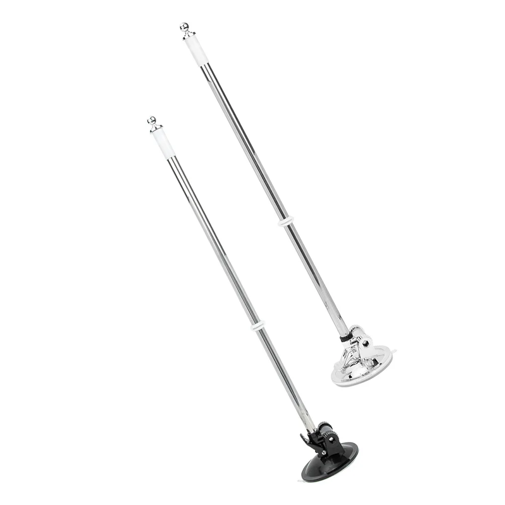 

2Pcs Car Mounted Flagpole Holder Universal Suction Cup Base Adjustable Vehicle Flagpole for Cars Trucks Suvs Rvs