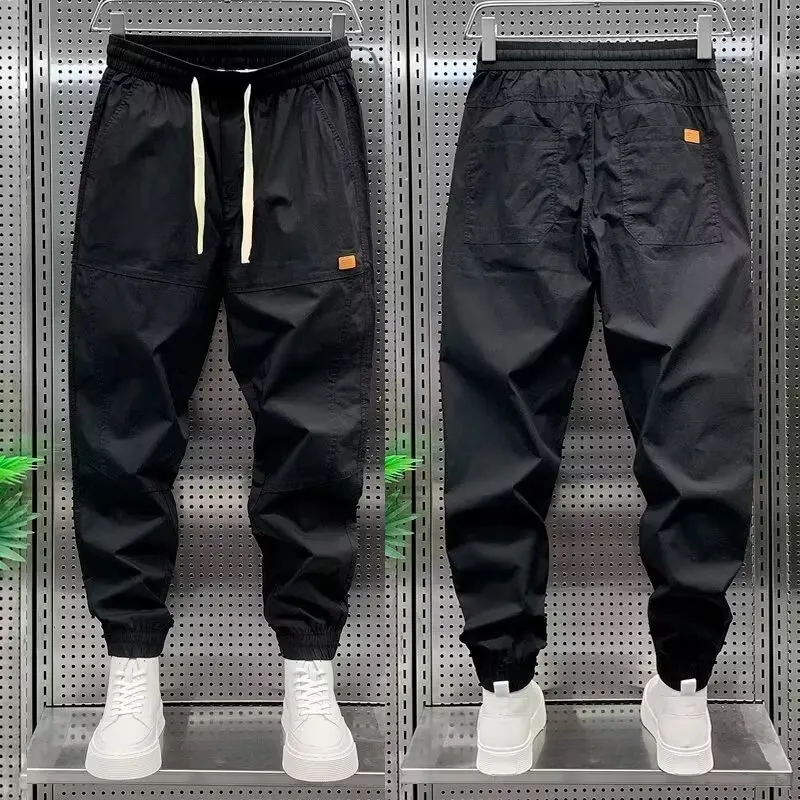 Pantalones de chándal bombachos para hombre, pantalón de entrenamiento para correr, estilo coreano, informal, Harajuku, Y2k