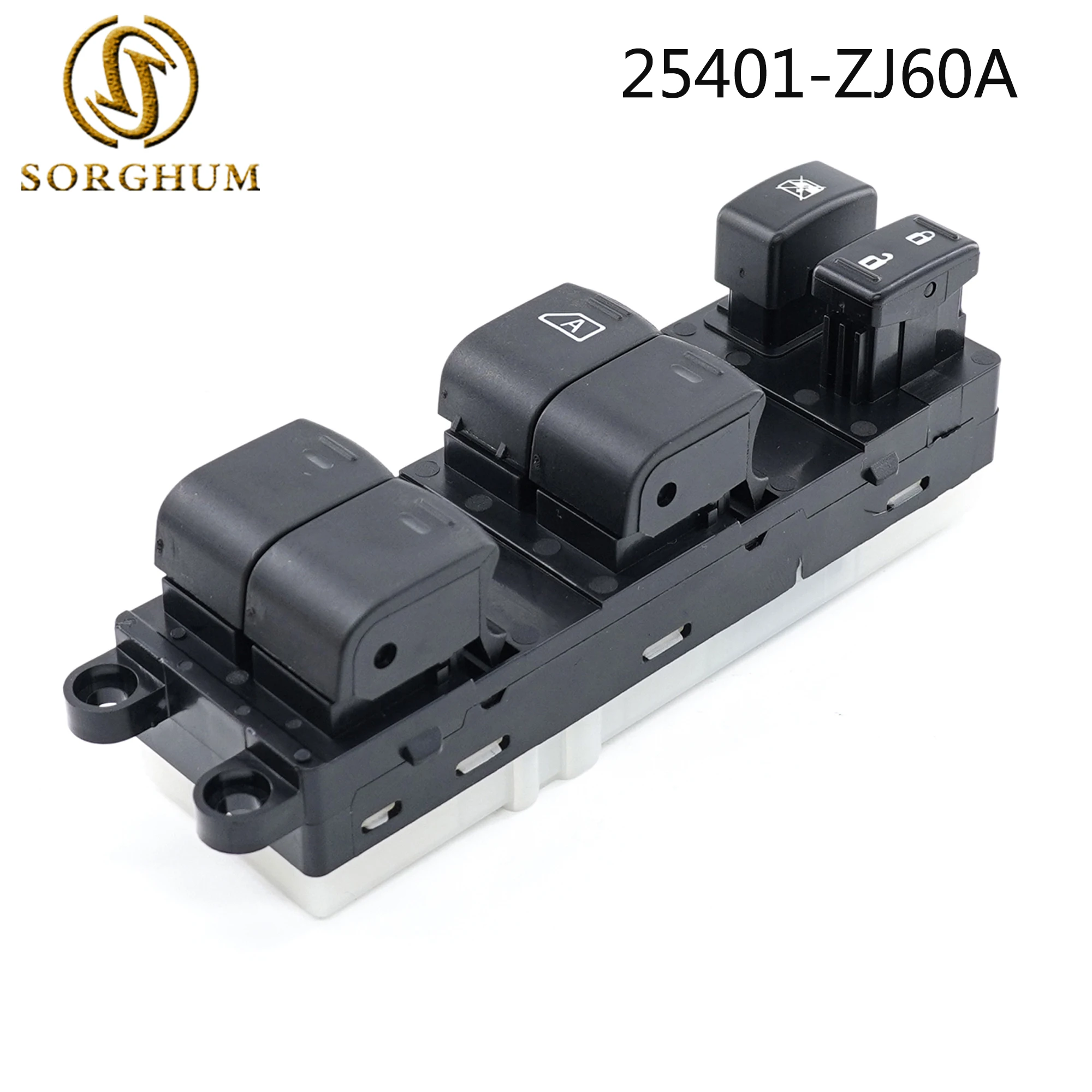 Sorghum For 2008 - 2012 Nissan Sentra Pathfinder 25401-ZJ60A Electric Power Master Window Control Switch 25401-ZT50A 25401-ZE80A