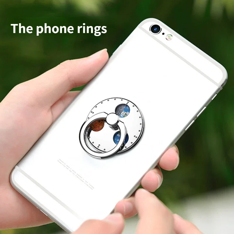 Cell Phone Finger Ring Holder Creative Cool Toy Fidget Spinner Metal Mobile Phone Kickstand Grip Case Accessories Relax Pressure