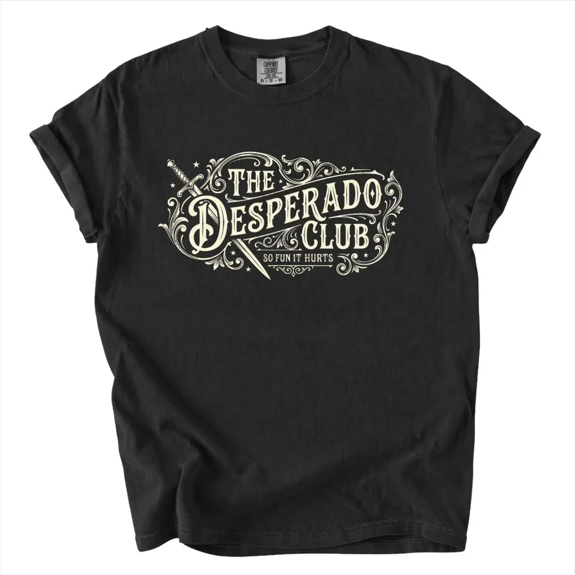 Casual Fashion - Despairers Club T-shirt, Dungeon Crawlers Karl T-shirt, Fantasy Bookstore Comfortable Color T-shirt