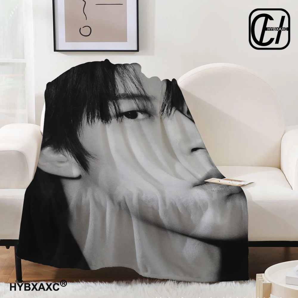 True Beauty Series Hwang in Youp Cha EunWoo Flannel Blanket Star Art Warm Throw Blanket for Bed Bedroom Sofa Picnic Blanket Gift