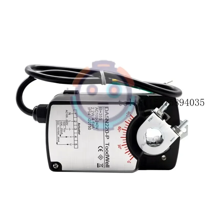 hot Toodwell Electric Air Valve Actuator DA5N220-P 6Nm Boiler Burner Accessories