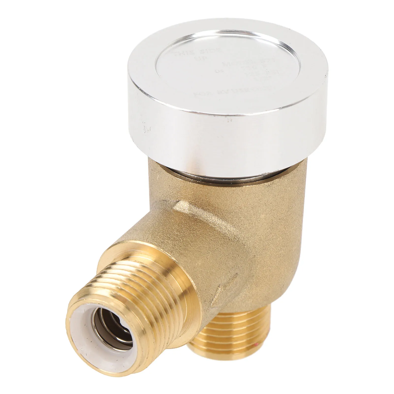 

RV Vacuum Breaker Check Valve 571 VAC CHK A Brass RV Backflow Preventer for Leaking Vacuum Breaker On Black Tank System