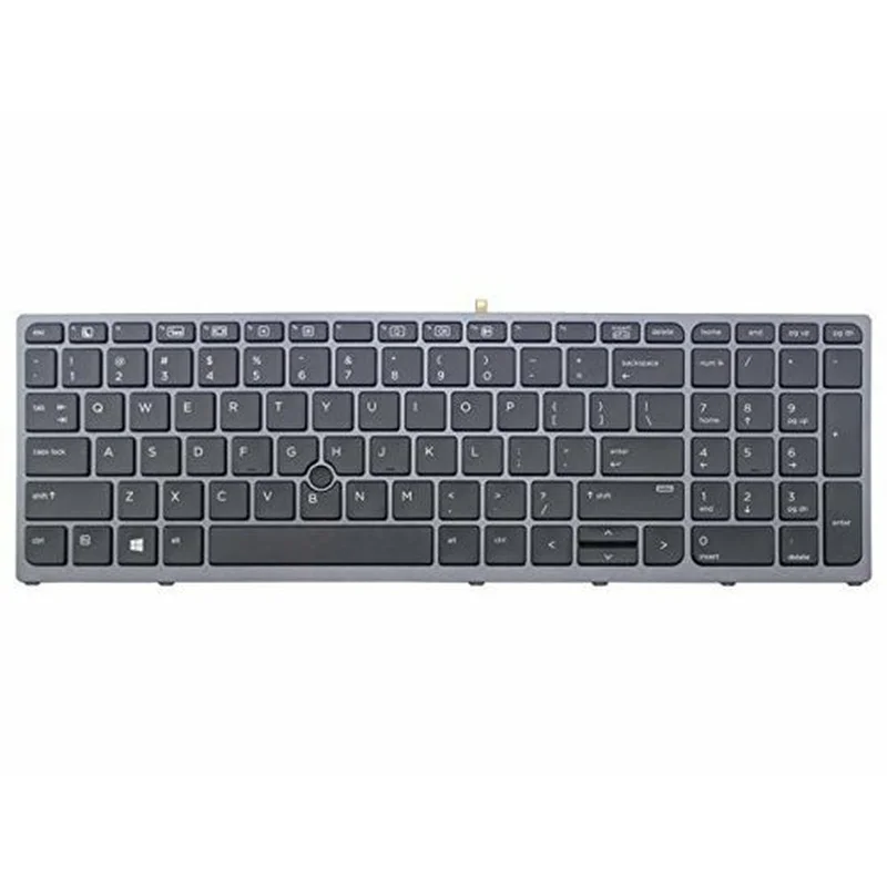 S  NEW FOR HP Zbook 15G3 17G3 Backlit Pointer Keyboard 848311-001 PK131C31A00