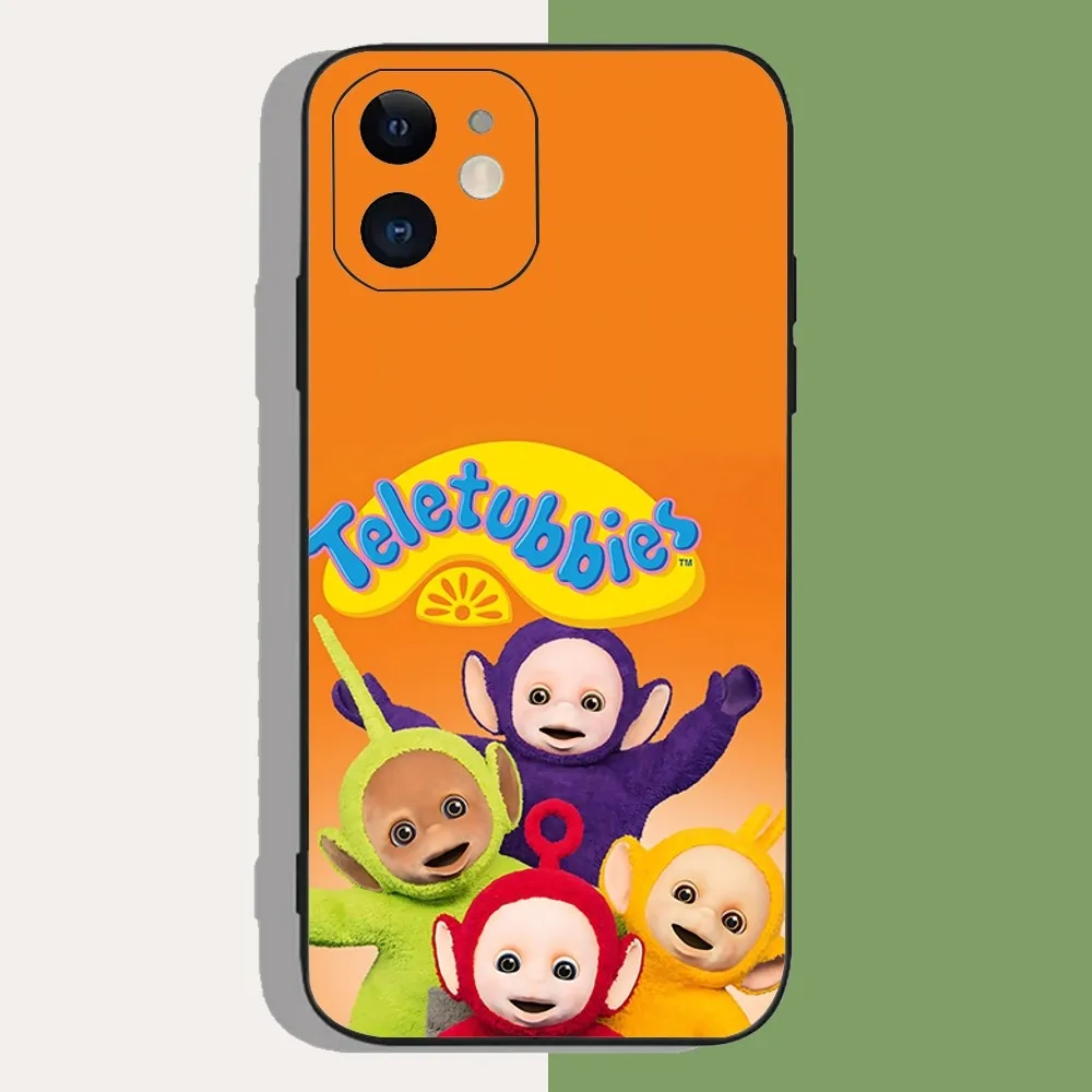 Cute T-Teletubbies Phone Case For Iphone 15 11 13 14 Pro Max 7 8 Plus X Xr Xs Max Se2020 12mini Cover Case