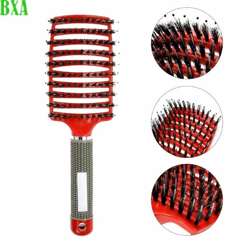 

Professional Hair Detangling Massage Bristle Brushes Women Magic Hair Scalp Massage Comb Fast Drying Hair Straight Styling Tools
