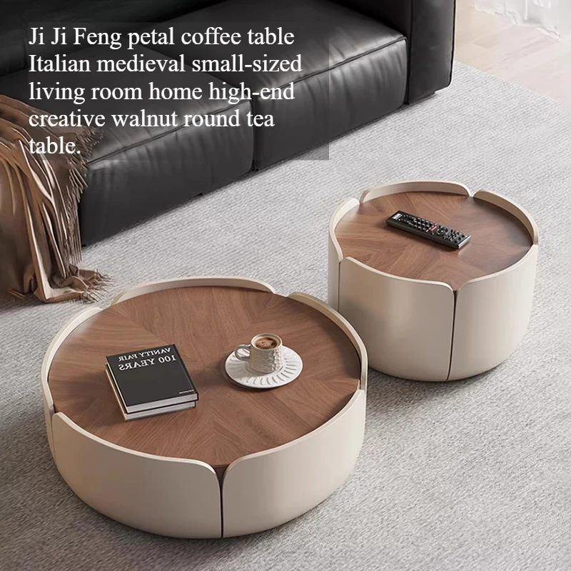 

Sofas Nordic Coffee Table Vintage Living Room Hotel Center Round Coffee Table Side Desk Dining Mesas Space Saving Furniture