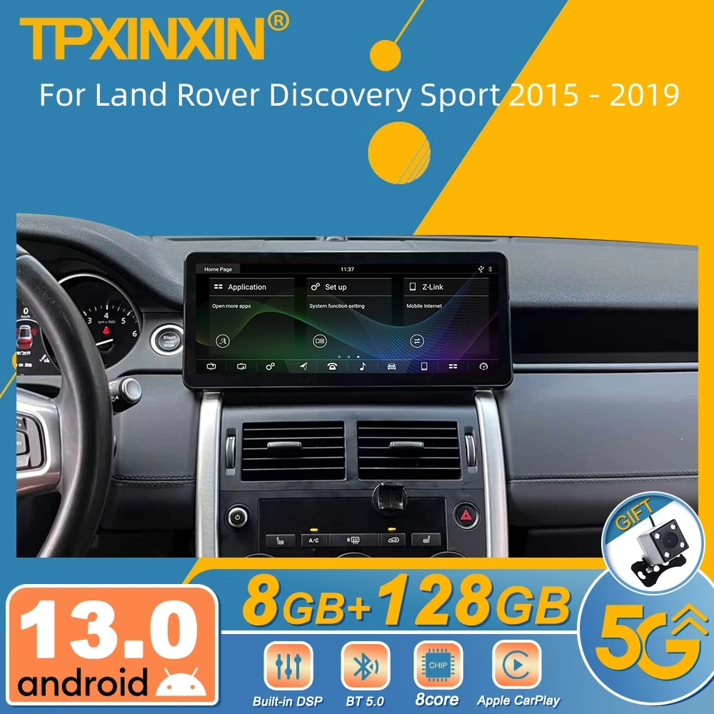 

Для Land Rover Discovery Sport 2015-2019 Android Автомобильный радиоприемник 2Din Стереоприемник Авторадио Мультимедийный плеер GPS Navi Головное устройство