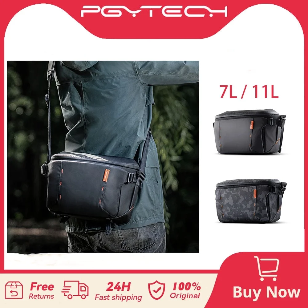 

PGYTECH OneMo Sling Bag 7L 11L Сумка через плечо для камеры DSLR и беззеркальных фотоаппаратов, сумка для фотографий для мужчин и женщин, новейшая