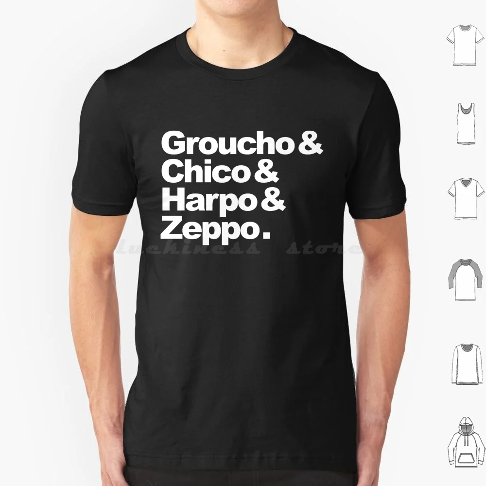 Groucho & Chico & Harpo & Zeppo. T Shirt Men Women Kids 6xl Spruce Tavern Marx Brothers Groucho Harpo Chico Zeppo Duck Soup