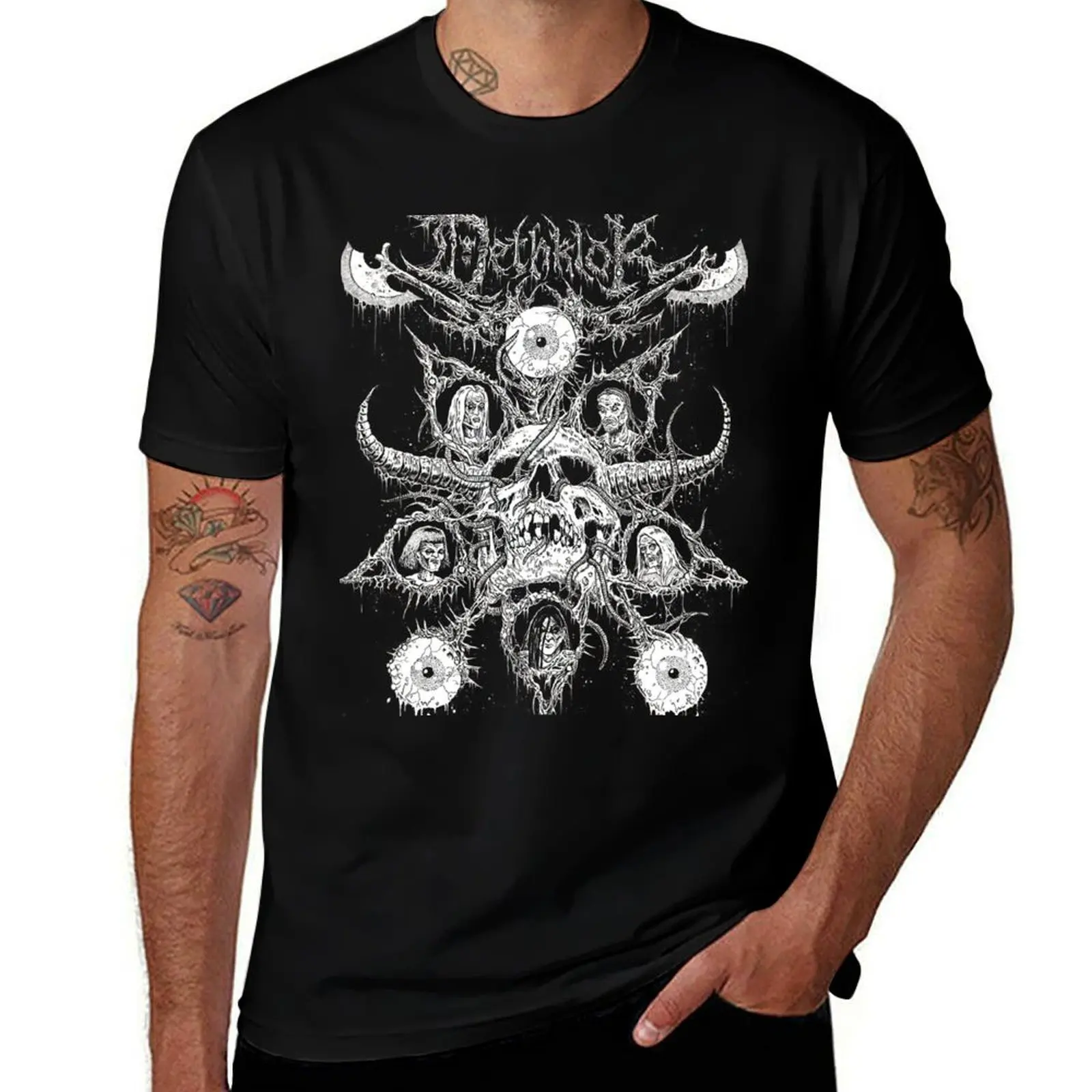 

Dethklok Doomstar T-Shirt cotton tshirt 100% man t shirt graphic T-Shirt