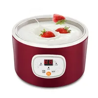 1.0L Yogurt Maker Mini Automatic Yogurt Machine Household DIY Yogurt Tools Kitchen Rice Wine Natto Machine Stainless Steel Liner
