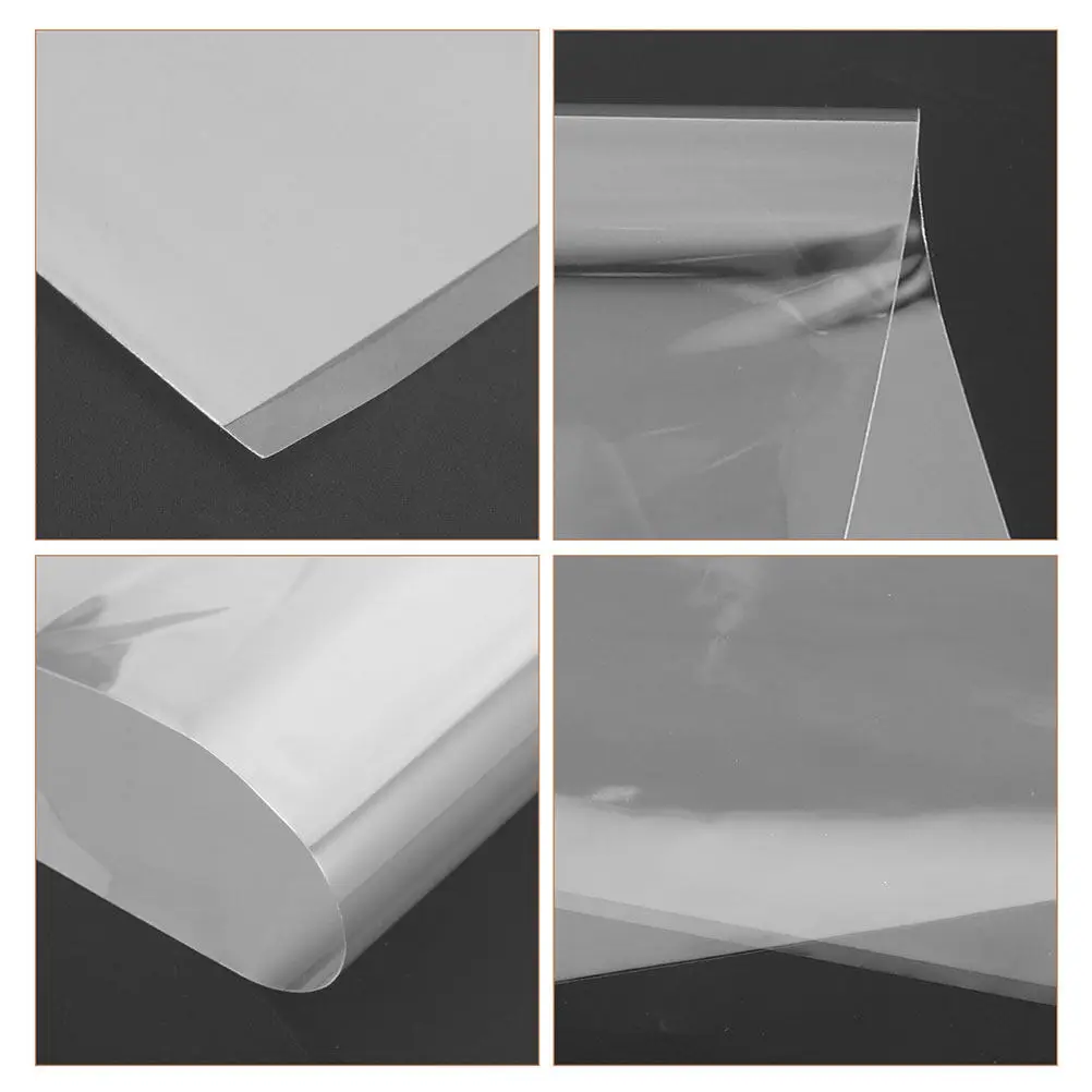 20Pcs Vinyl Record Protective Sleeves Self Adhesive Clear Outer Covers Dustproof Vinyl Record Outer Sleeves Accessories
