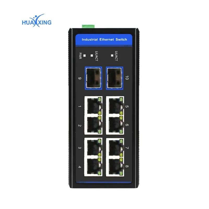 Shenzhen industrial Poe Gigabit Ethernet Switch - Hardened Temperature, 8-Port