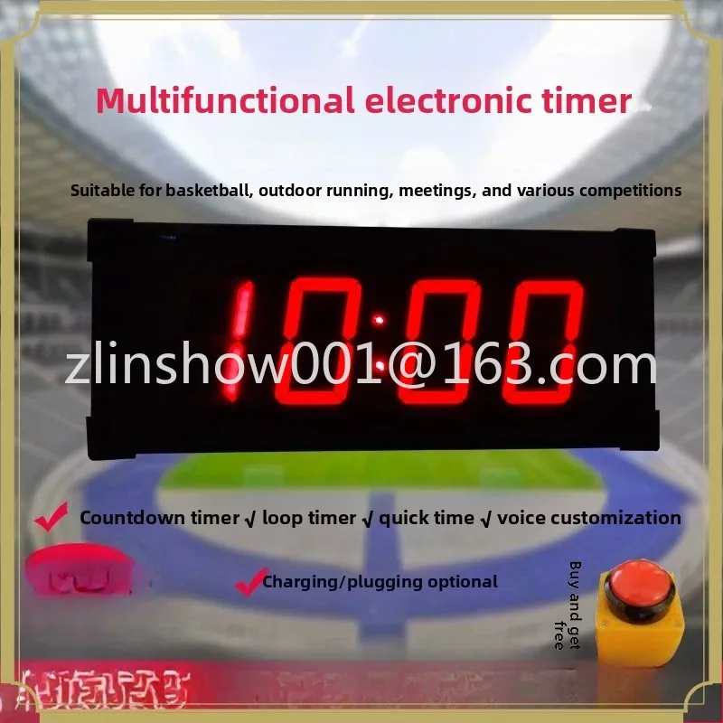 Basketball Match Electronic Timer Marathon Running Speech Exam Reminder