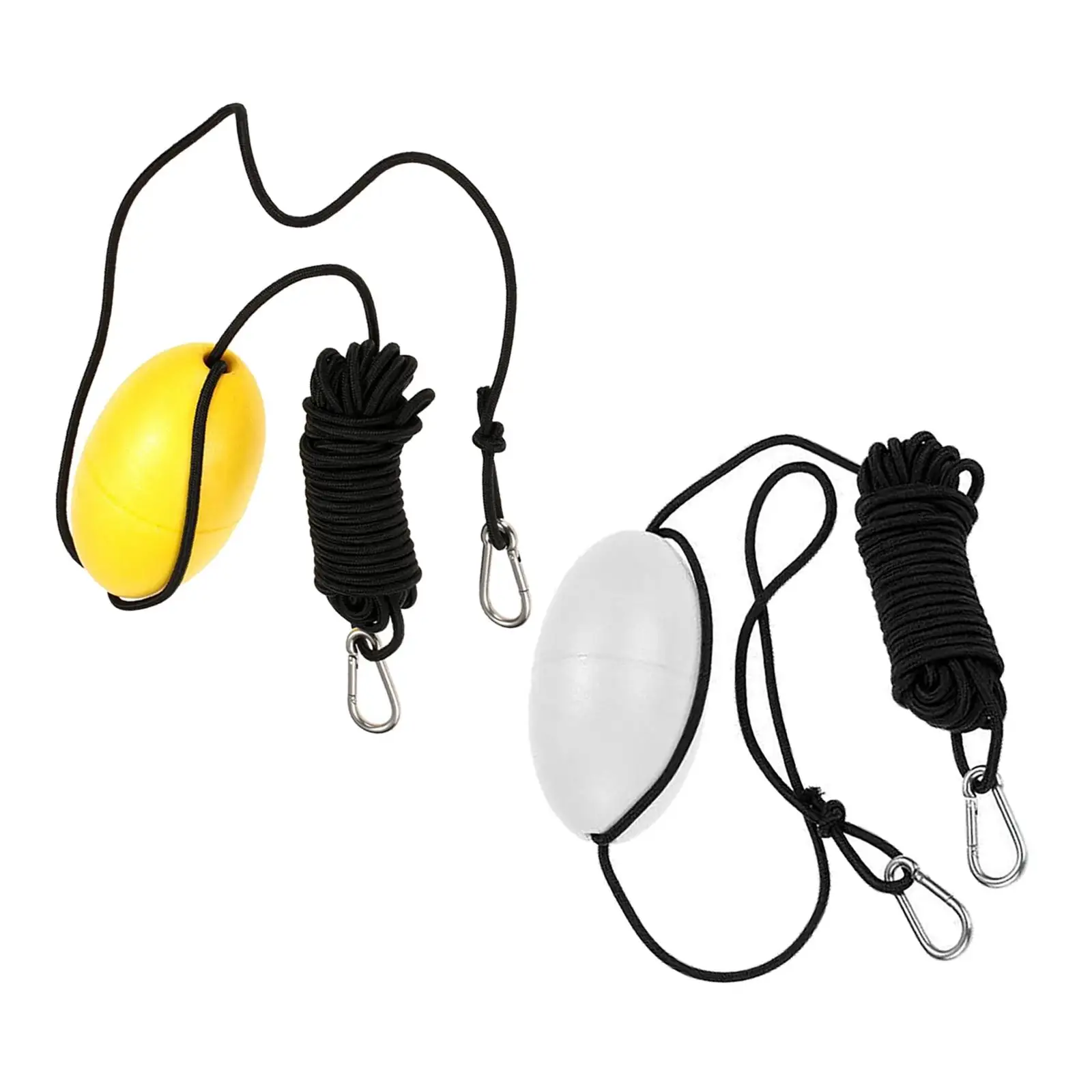 Kayak Anchor Tow Rope, Buoyancy Ball Stainless Steel Clips, Tow Line Throw Rope for Fishing Inflatable Boat Anchors System image 4