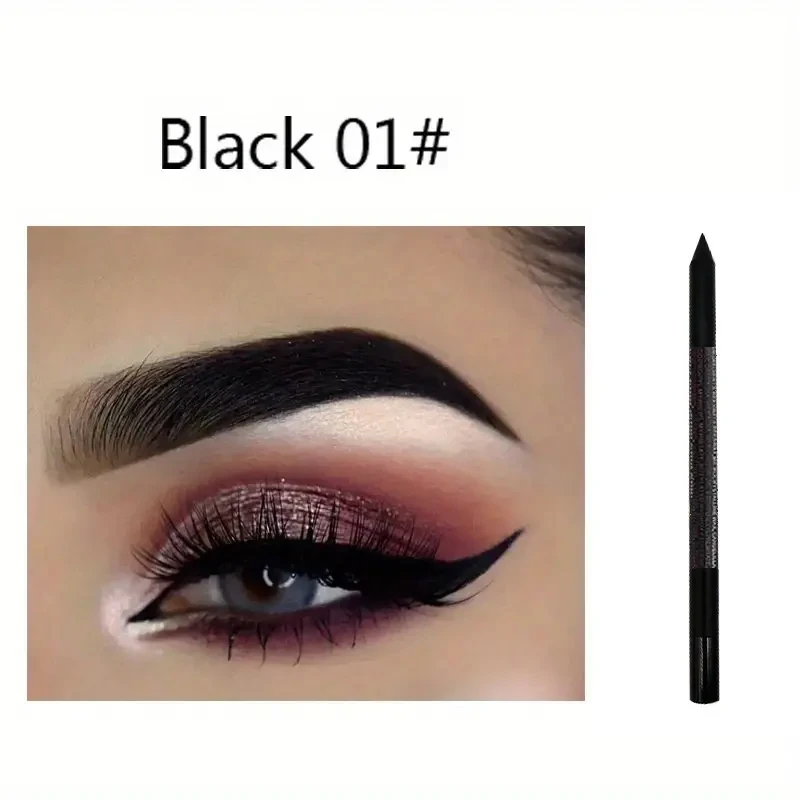 15 Colors Eyeliner Pencil , Multipurpose For Lip Liner Eyelid Eyeshadow Pencil, Waterproof Smudge Proof Pearly Eyeliner Gel Pen