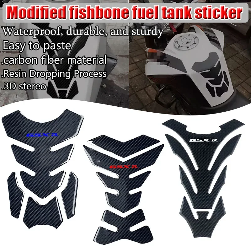 For GSXR GSX-R GSX R 600 750 1000 K2 K3 K4 K5 K6 K7 K8 K9 K11 3D fuel tank sticker cover pad motorcycle decorative decal sticker