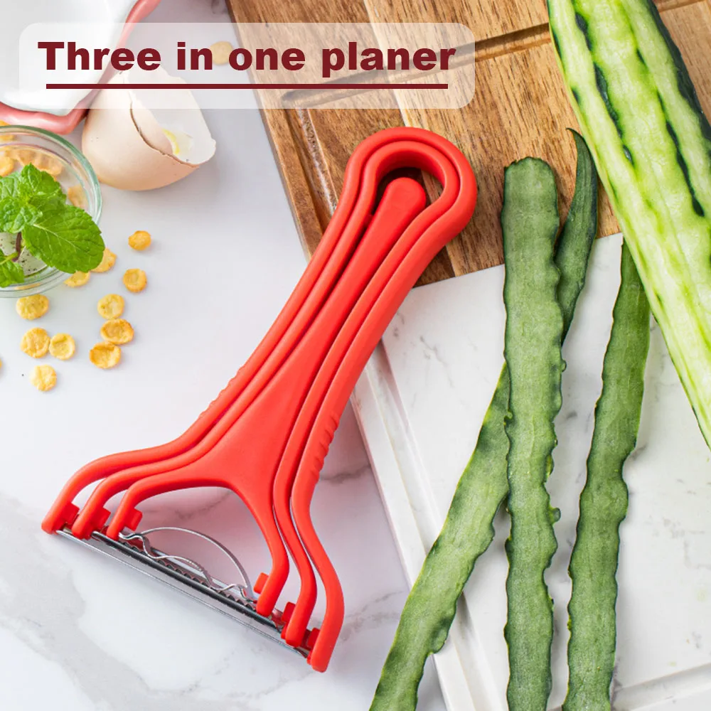 

3 In 1 Peeler Knife Set Multifunctional Manual Fruit Vegetables Peeling Tool Kitchen Accessories For Potato Carrot Melon Grater