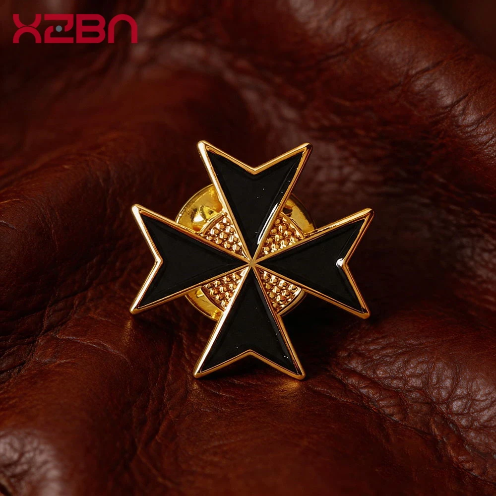 Masonic Lapel Pins Freemasonry Badge Mason Freemason Cross Knights Templar Order Of Knights Of Malta Present