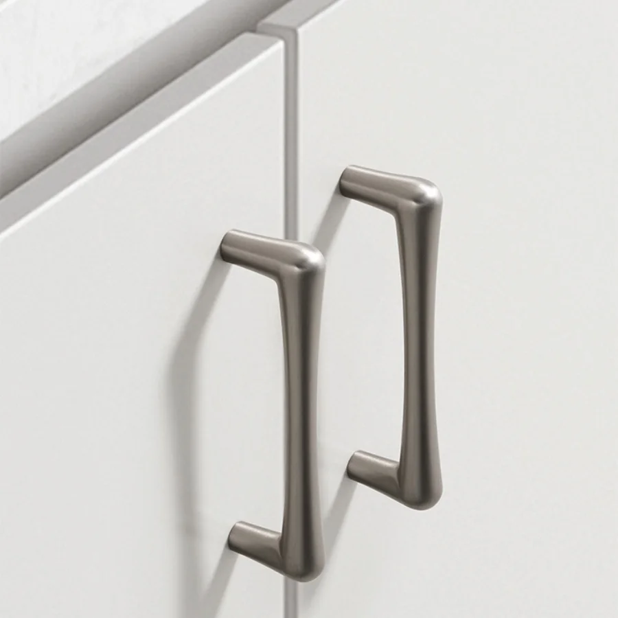 Modern Furniture Handles for House Entrance Door Pulls Solid Zinc alloy Drawer Handles Knobs kitchen Cabinet Handle Hardware