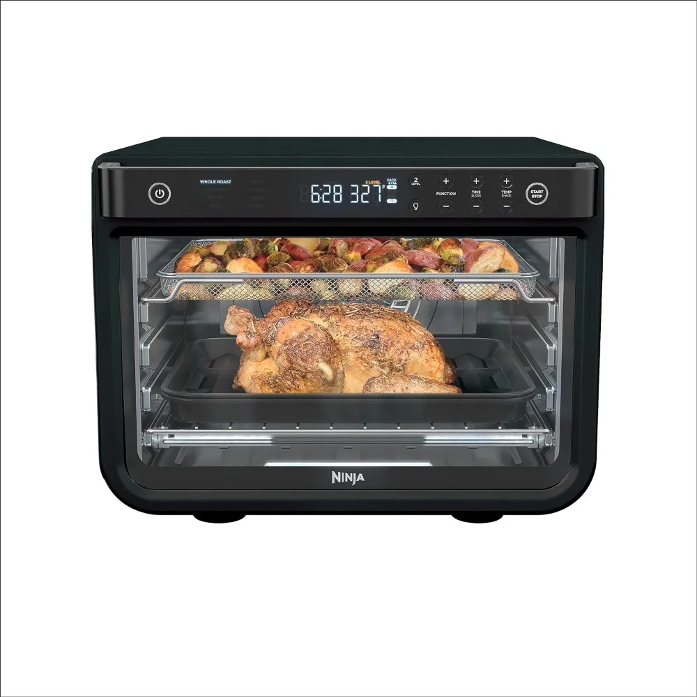 

DT202BK Foodi 8-in-1 XL Pro Air Fry Oven, Large Countertop Convection Oven, Digital Toaster Oven, 1800 Watts, Black.