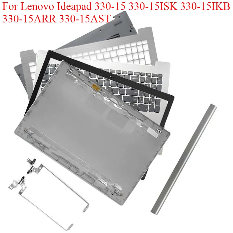 For Lenovo Ideapad 330-15 330-15ISK 330-15IKB 330-15ARR 330-15AST LCD Back Cover Front Bezel Palmrest Bottom Case Hinge keyboard