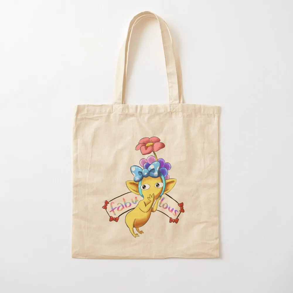 

FABULOUS hair tie Yellow pikmin Tote Bag Women's bags bags luxury women women bag Canvas Tote Bag