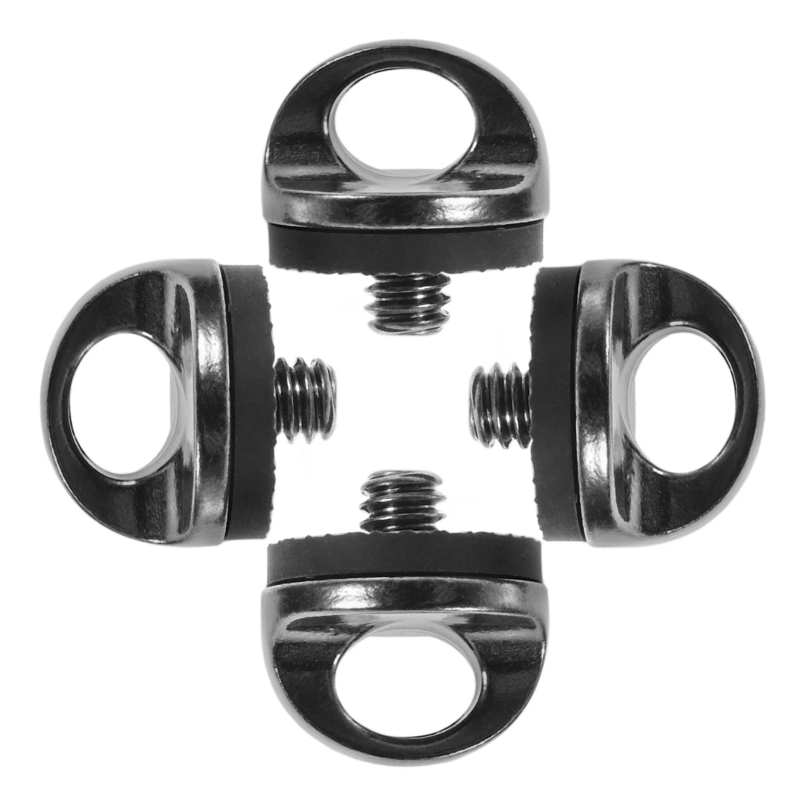 

4pcs Camera D-Ring Screw Neck Strap Fixing Screw Hook For Shoulder Strap Tripod Quick Release Plate Anti-Slip Portable