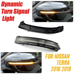 Dynamic Blinker For Nissan X-Trail T32 Qashqai J11 Murano Z52 Navara NP300 Pathfinder Juke LED turn signal lights Mirror