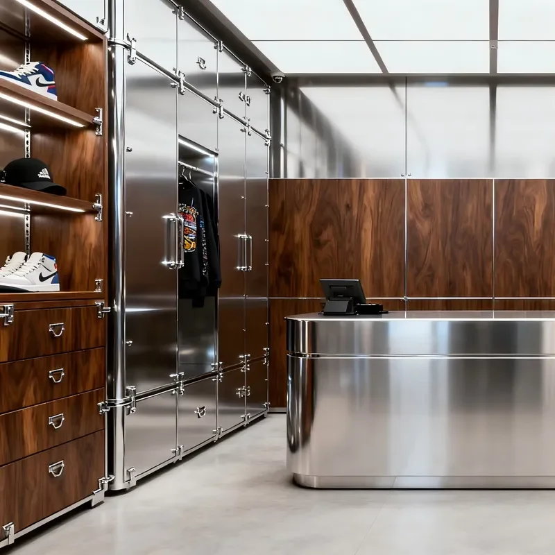 Have Light Store Clothing Display Rack Clothing Store Display Shelves Window Display for Clothing Store