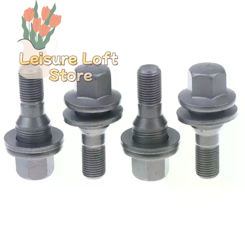4 parafusos sextavados da roda dos pces 17mm para 206/207/208/308/407/3008-oem 540567