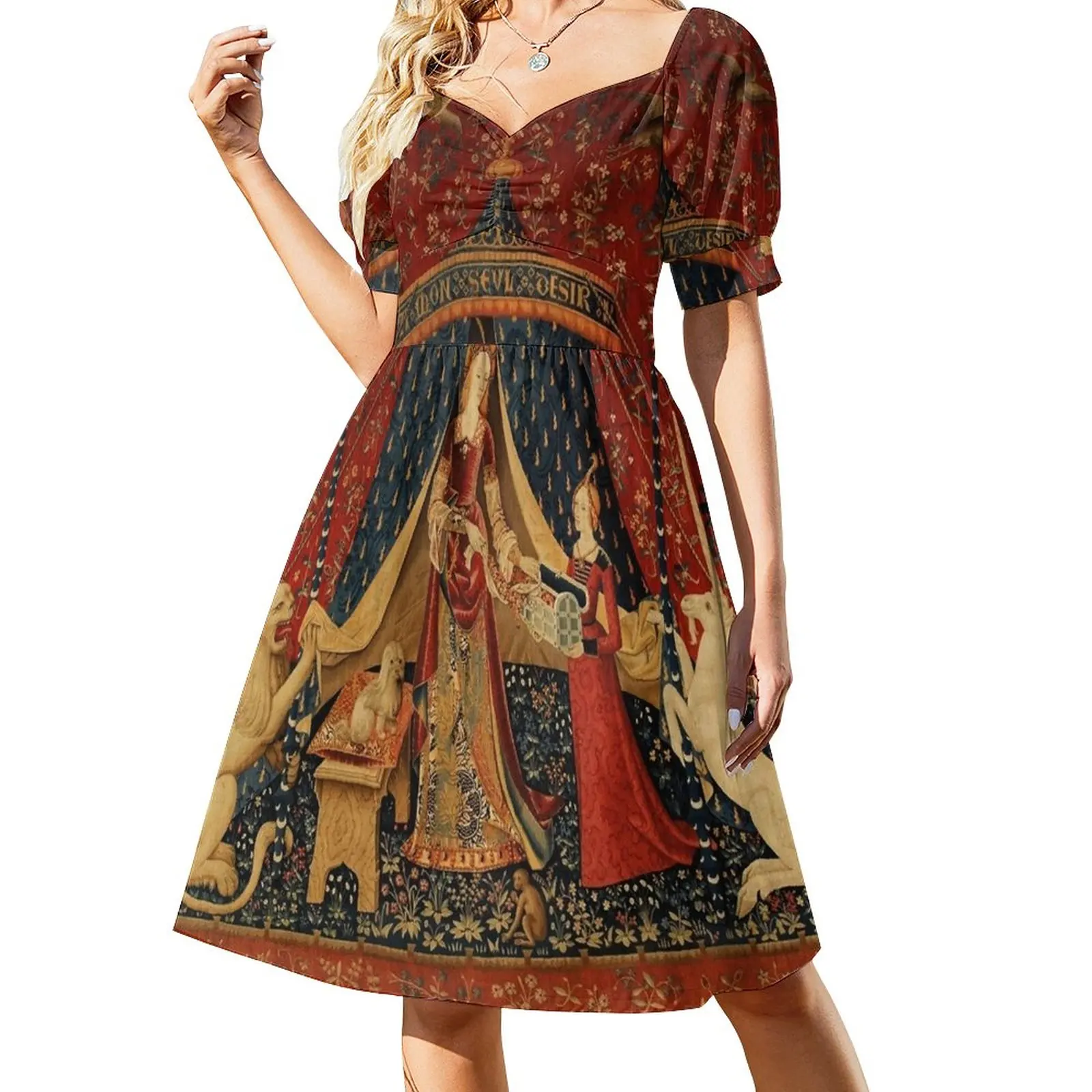 

Tapestry: The lady and the unicorn Sleeveless Dress Dresses for wedding party women's summer clothing 2024